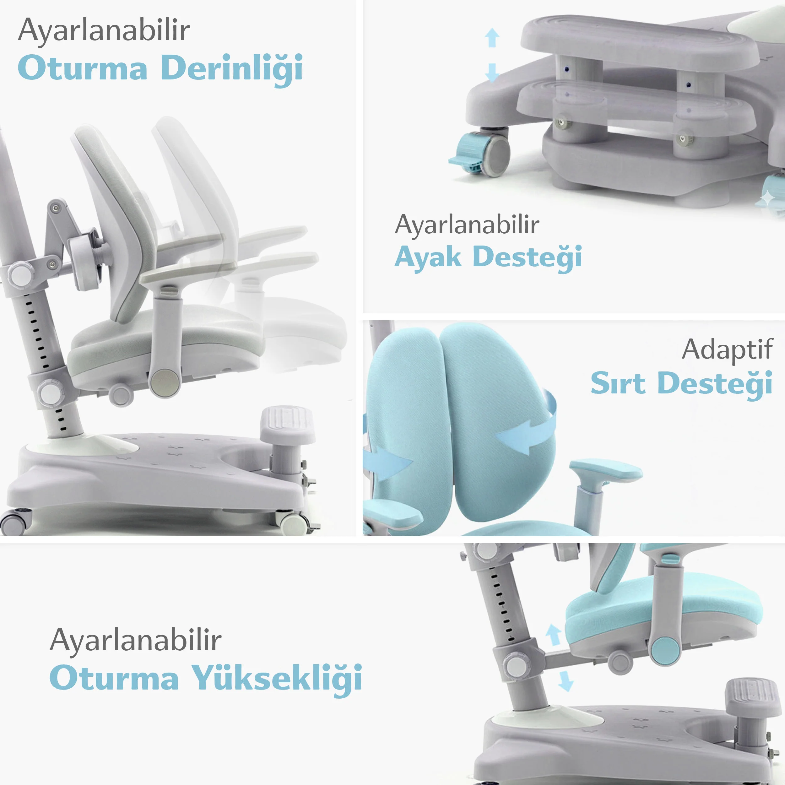 Lara Çocuk Çalışma Sandalyesi - Image 3