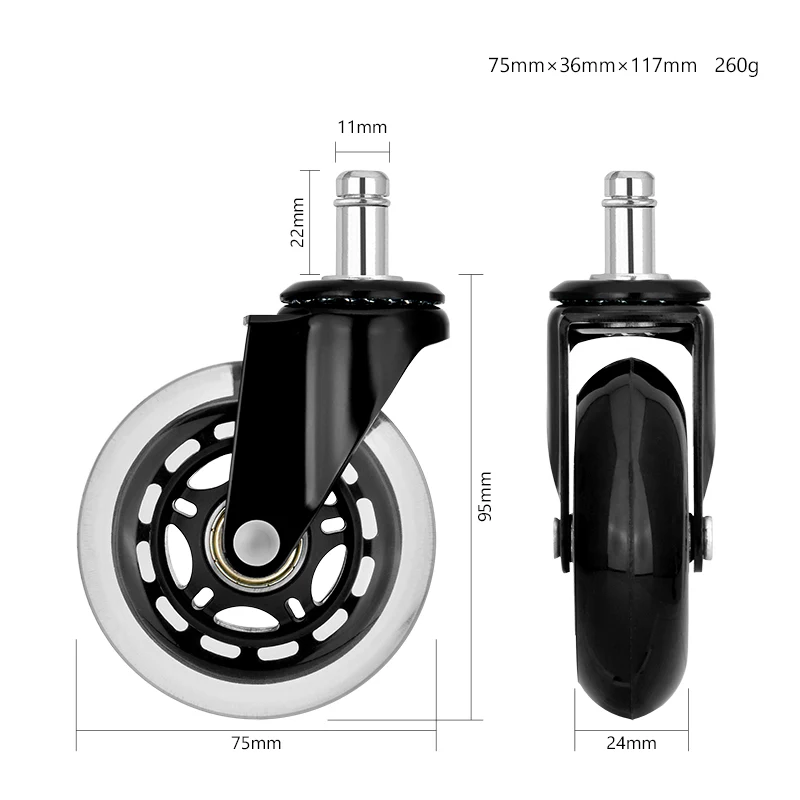 S-Wheels Motion Silikon Teker 75mm - Image 3