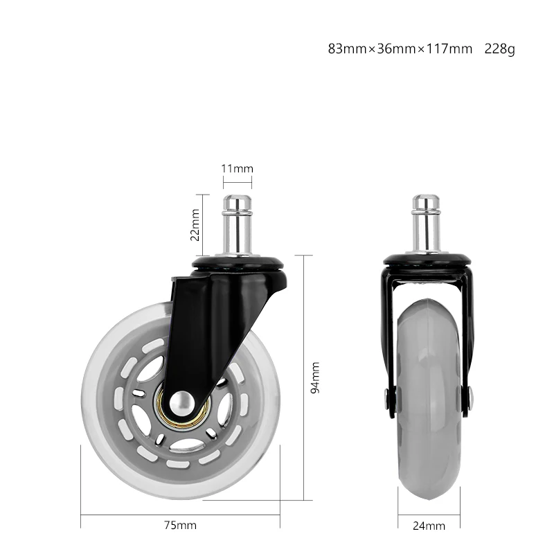 S-Wheels Motion Silikon Teker 75mm - Image 9